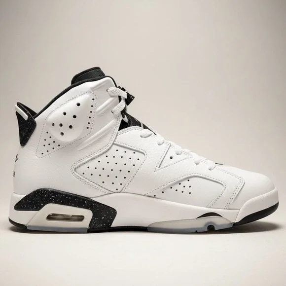 Nike Air Jordan 6 Retro Olympic‎ White Black Speckled CT8529-112 Mens Size 10