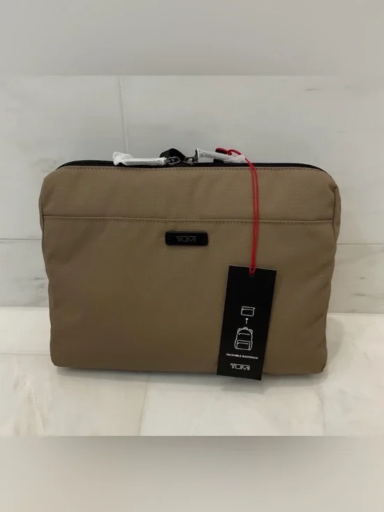 NEW TUMI Voyageur JUST IN CASE Packable 17.0” Backpack - SAND