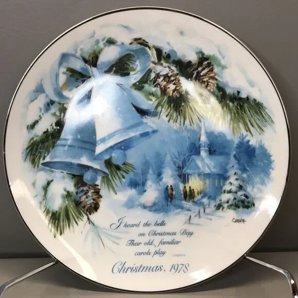CHARA American Watercolor Society CHRISTMAS 1978 COLLECTOR Plate