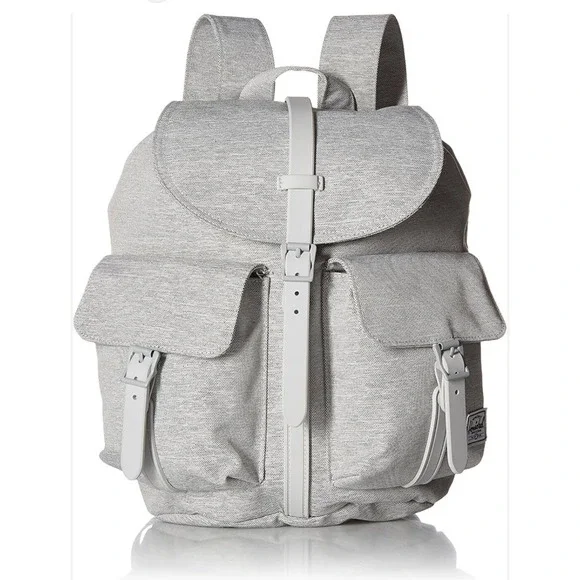HERSCHEL‎ SUPPLY CO. Dawson Gray Backpack Diaper Bag Magnetic Lightweight Medium
