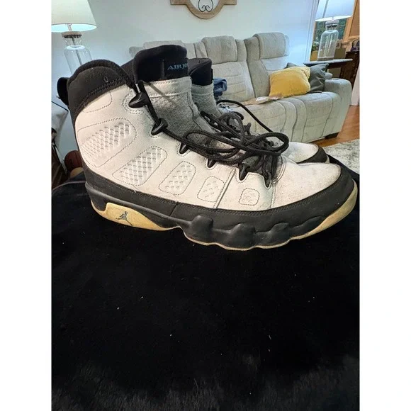 Air Jordan 9 Retro University Blue White Black Mens Basketball Shoes CT8019-140