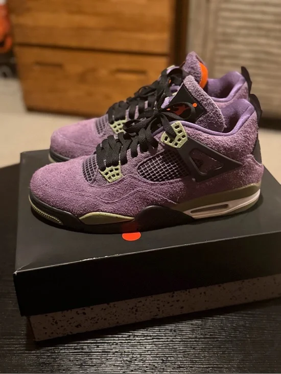 Jordan 4 Retro Canyon Purple