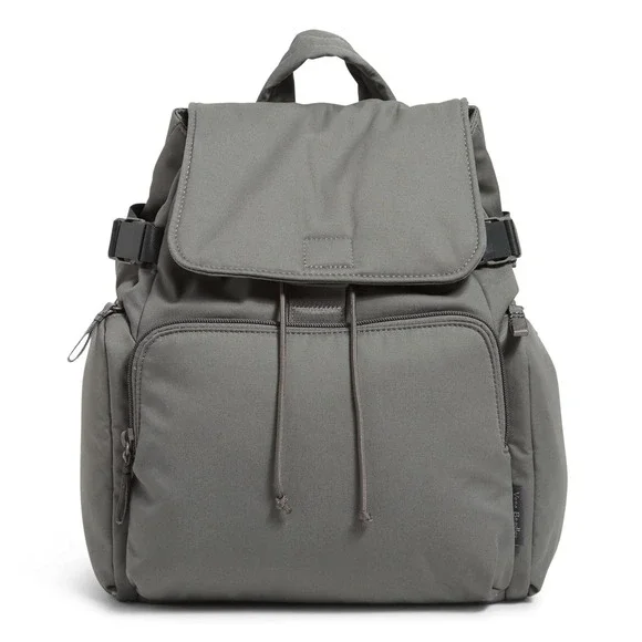 Vera Bradley Women's Cotton Utility Backpack Galaxy Gray 28013-X67