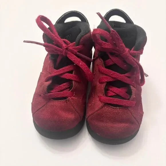 Jordan Men's Burgundy and Red Trainers