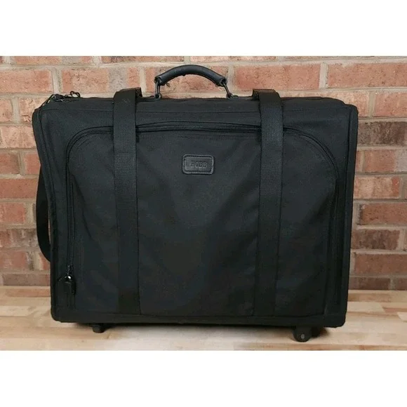 Tumi Alpha 4 Wheeled Rolling Collapsible 17X23 Luggage Bag Black Ballistic Nylon