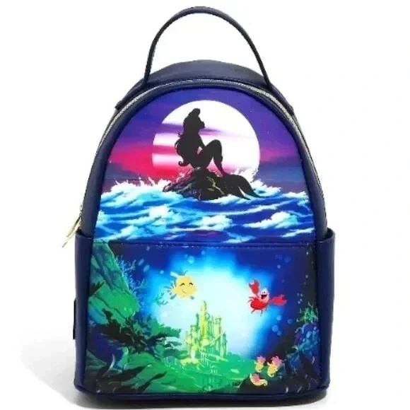 Loungefly Disney The Little Mermaid‎ Ariel's silhouette Mini Backpack Exclusive