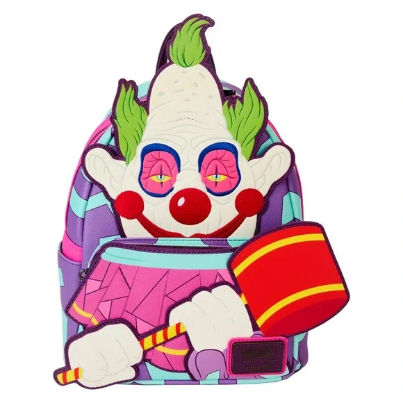 Loungefly Killer Klowns‎ from Outer Space Jumbo Cosplay Glow Mini Backpack