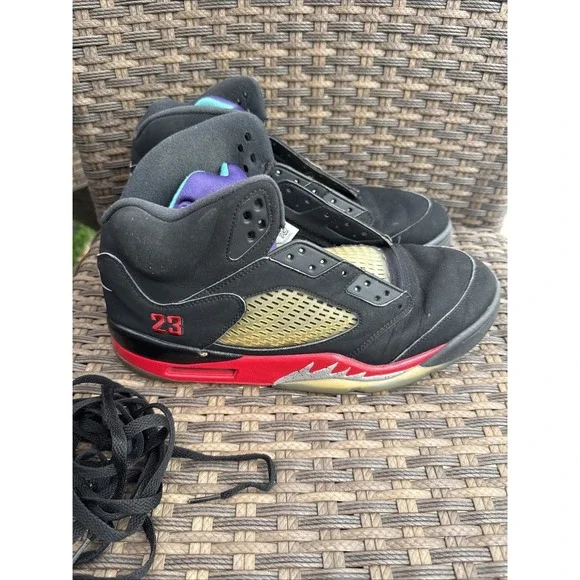 Nike Air Jordan 5 Retro Top 3 Black 2020 Size 11.5 CZ1786-001