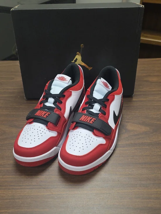 Air Jordan Legacy 312 Low White/Gym Red Black CD7069-116 Men's 10 New