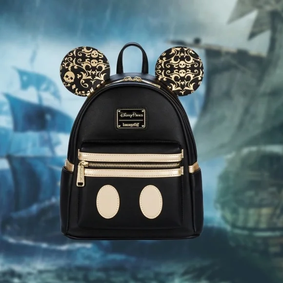 Loungefly Mickey Mouse Pirates of the Caribbean Attraction Mini Backpack