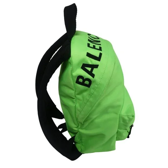 Balenciaga Demna‎ Gvasalia Green Canvas Graphic Print Backpack