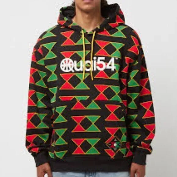 Air Jordan Quai 54 World Streetball Championship Hoodie Mens L Red Green Black