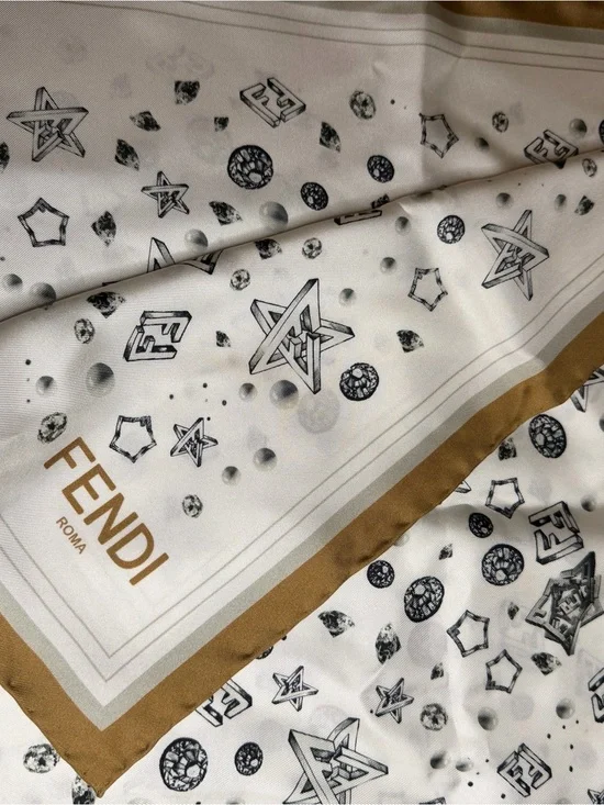 Fendi silk scarf NWT