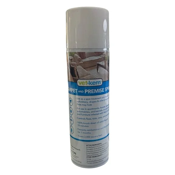 Vet-Kem Carpet and Premise Spray - 16 oz Can  Made In USA
