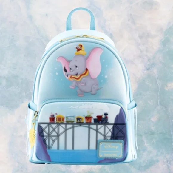 Loungefly Disney Dumbo 80th Anniversary Don't Just Fly Mini Backpack