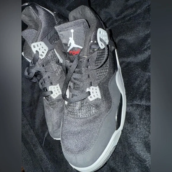 Jordan Black and Gray Sneakers