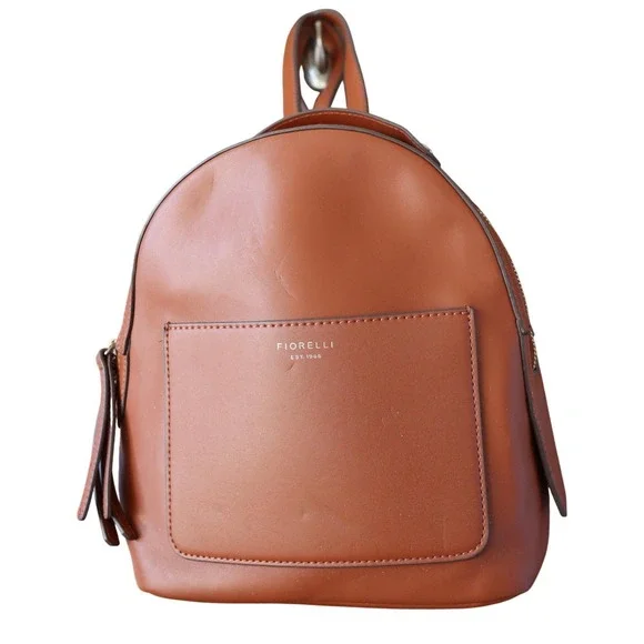 Fiorelli Brown Faux Leather Mini Backpack‎ Est 1988 Adjustable Made in London