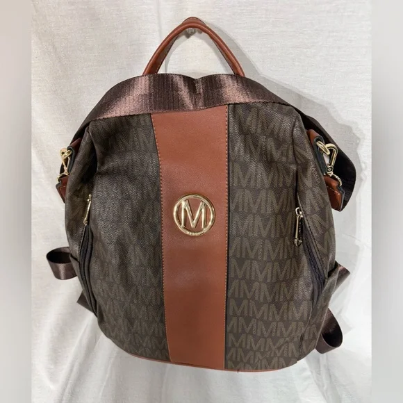 MKP by Marco Collection Brown and Tan Backpack