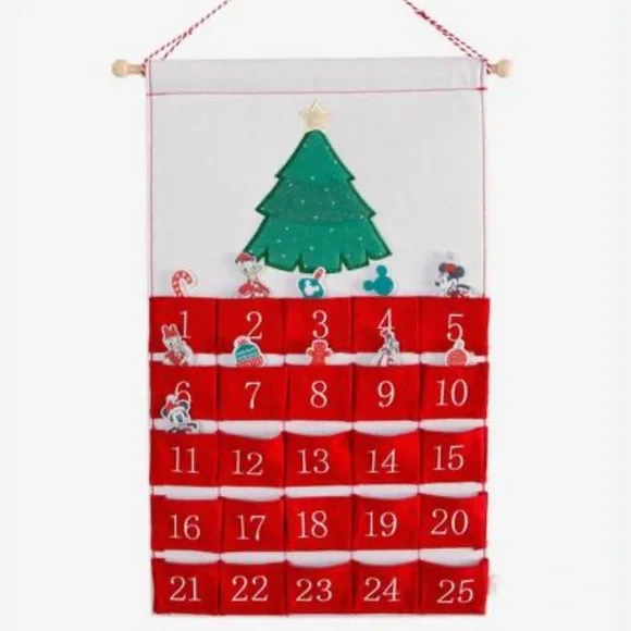 Disney Mickey Mouse & Friends Christmas Pocket Advent Calendar. New / Sealed.