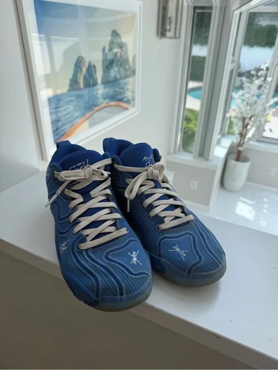 Jordan Luka .77 “Space Navigator” Blue Mesh Low-Top Sneakers