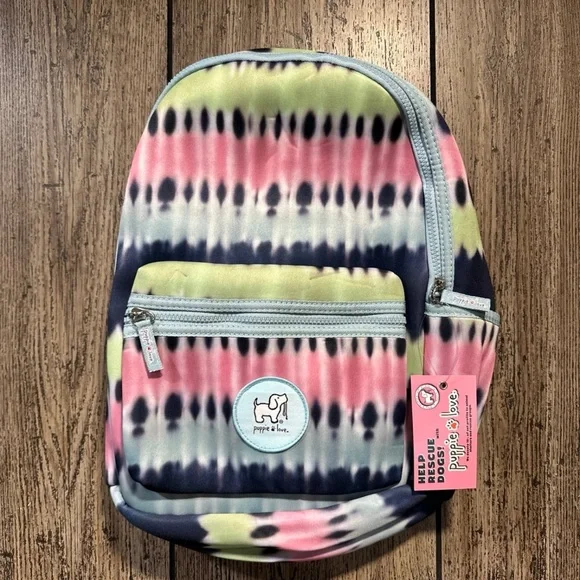 Puppie Love tie dye  Backpack