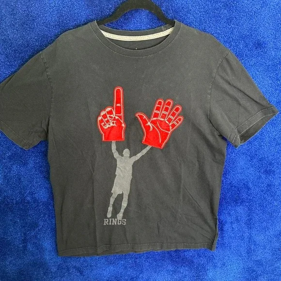 Nike Jordan 6 VI Rings championship concord bred‎ Tee (black) 427386-010 Large