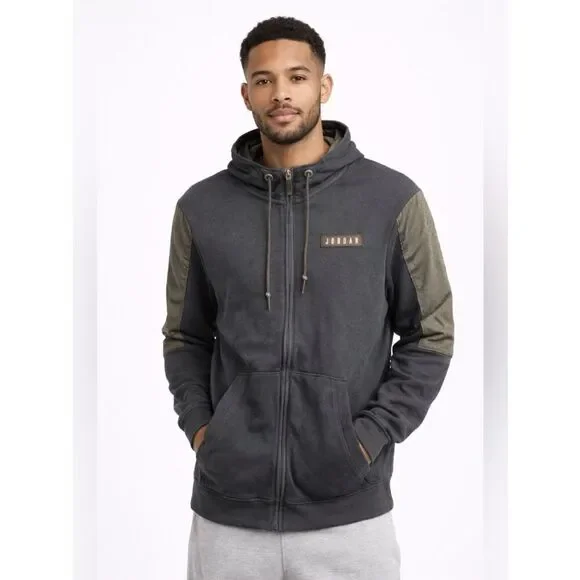 Air Jordan 6 VI Black Full Zip Jacket Men’s Small Jumpman High Collar