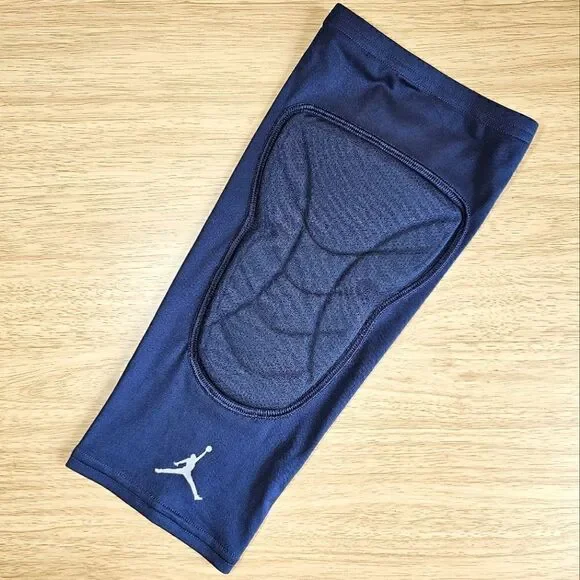 Air Jordan Nike Pro Hyperstrong Knee Shin Padded Sleeve Extra Large XL Blue Grey