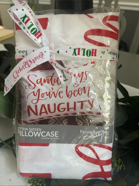 Set of 2 Holiday pillow cases -Primitives by Kathy 