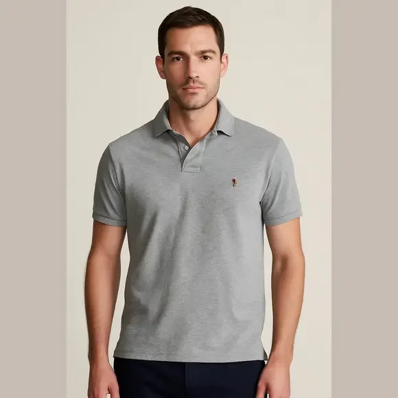 Polo Ralph Lauren Men's Polo Shirt Large Gray