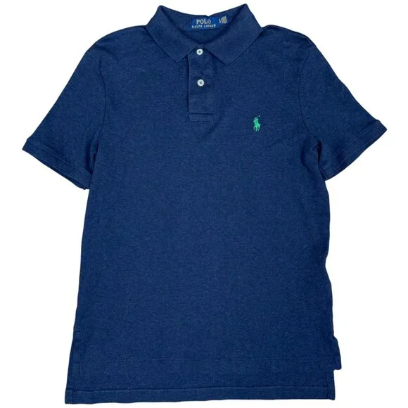EUC Men's POLO RALPH LAUREN Gold‎ Label Logo Cotton Polo | Size Small