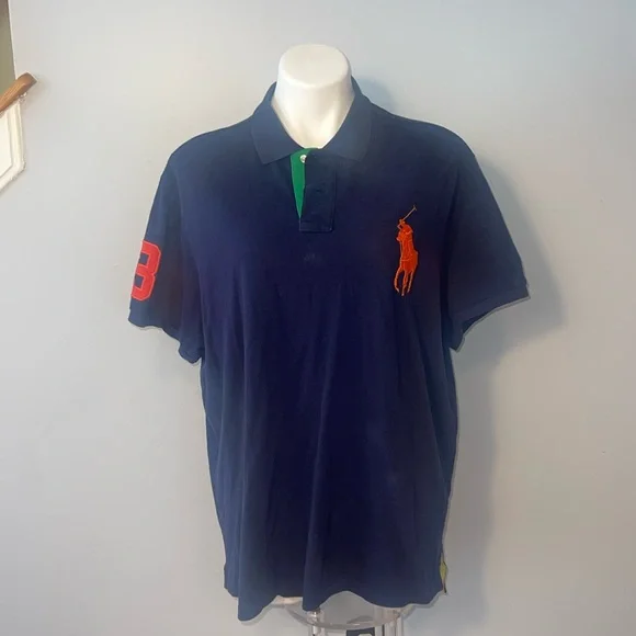 Polo by Ralph Lauren men’s short sleeve polo shirt. Large polo guy logo. XL