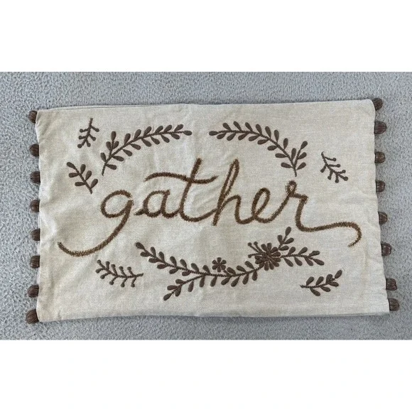 Pottery Barn Gather Lumbar Pillow Cover 16 x‎ 26