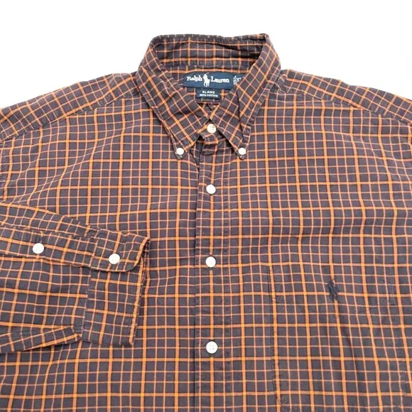Vintage Polo Ralph Lauren Blaire Long Sleeve Shirt Button Down Shirt XL Plaid
