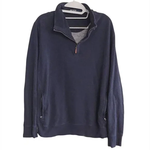 Polo by Ralph Lauren Quarter Zip Pullover Sweatshirt Athleisure Sport Sz L Prep