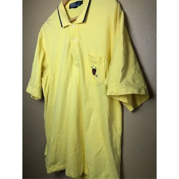 Vintage Polo Ralph Lauren Shirt polo shield Logo Size XL