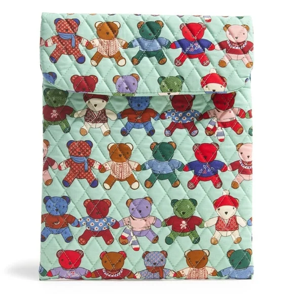 Vera Bradley Toasty Teddies Tech Sleeve