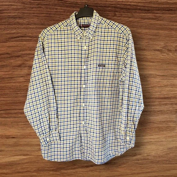 VTG Polo Jeans Co. Ralph Lauren Plaid Shirt Men's Size XL‎