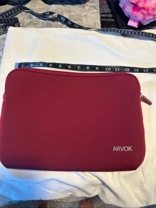 Red Neoprene Tablet Sleeve - Slim Protective Case
