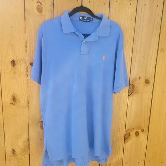 Ralph Lauren Polo, L, Blue, Orange horse