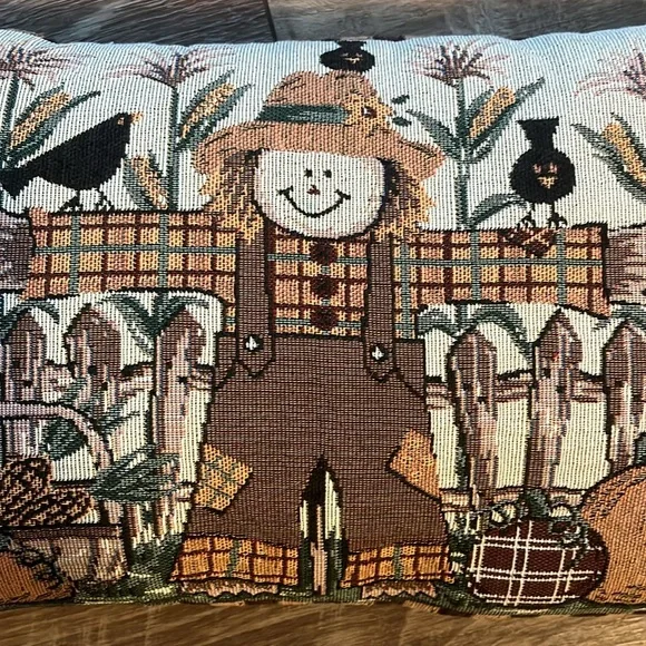 Handmade Fall Halloween Pillow