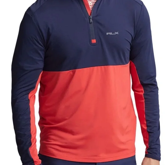 Polo by Ralph Lauren Men's Deep Blue Performance Pull Over