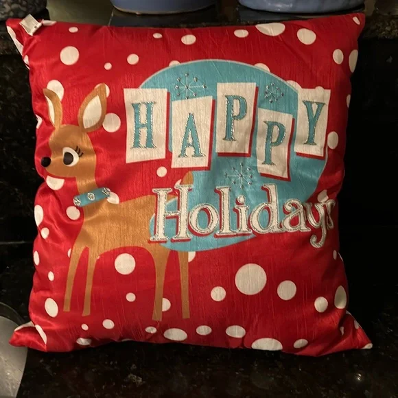 NWOT Holiday Pillow.