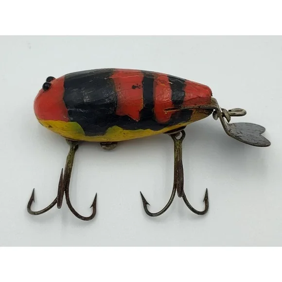 C.C.B.Co.‎ Garrett 1930's Wooden Lure ANTQ-Repainted VTG Fishing BR8.0PA2090