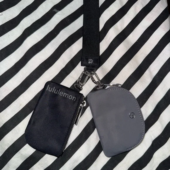 Lululemon‎ Athletica Black and Gray Pouch Set