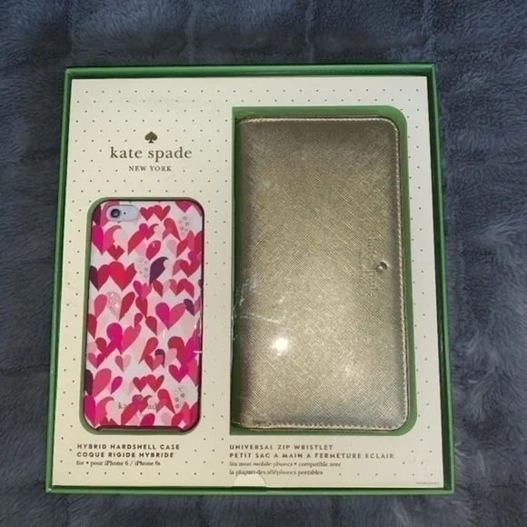 kate spade Wallet - Wristlet Set - With IPhone Case