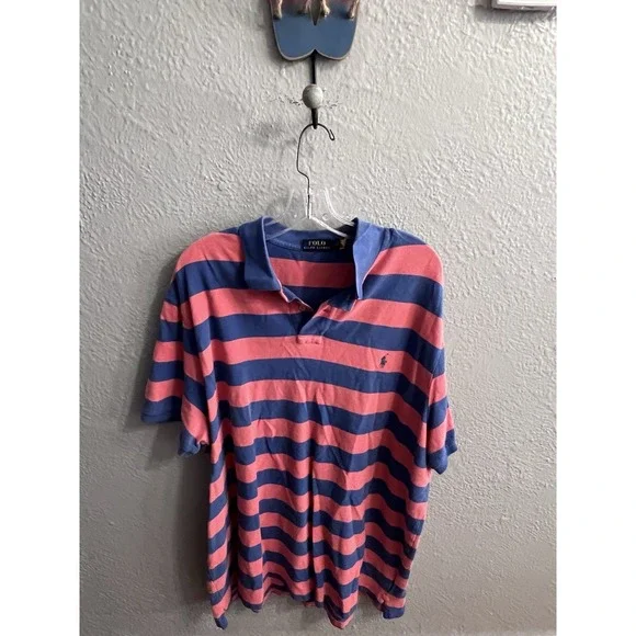 Polo Ralph Lauren Men's Size XXL Polo Shirt Striped  Short Sleeve