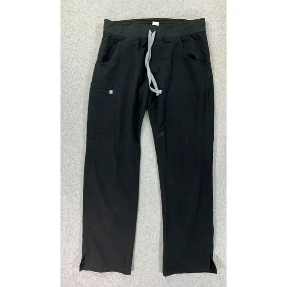 Figs Technical Wear‎ Hospital Scrubs Bottoms Pants (Men's Medium) Black