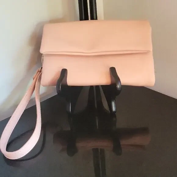 Wild Fable Soft Pink Wristlet Clutch