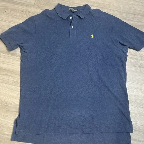 Polo Ralph Lauren Men's‎ XXL Short Sleeve Polo Blue Shirt
